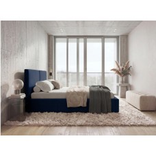 Gulta ar paceļamo mehānismu HILTON 160x200, zils